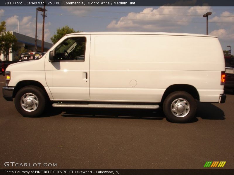 Oxford White / Medium Flint 2010 Ford E Series Van E250 XLT Commericial