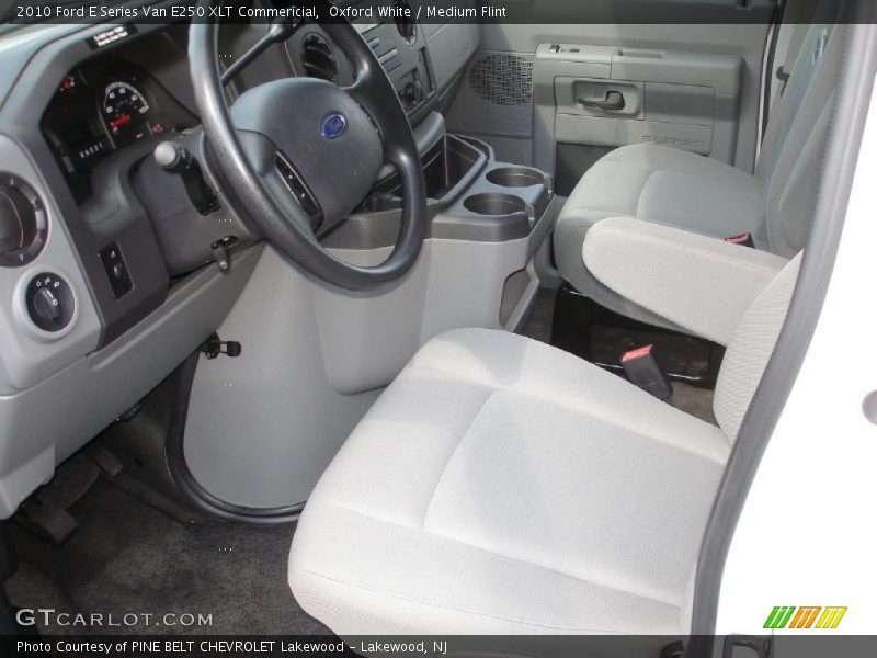 Oxford White / Medium Flint 2010 Ford E Series Van E250 XLT Commericial