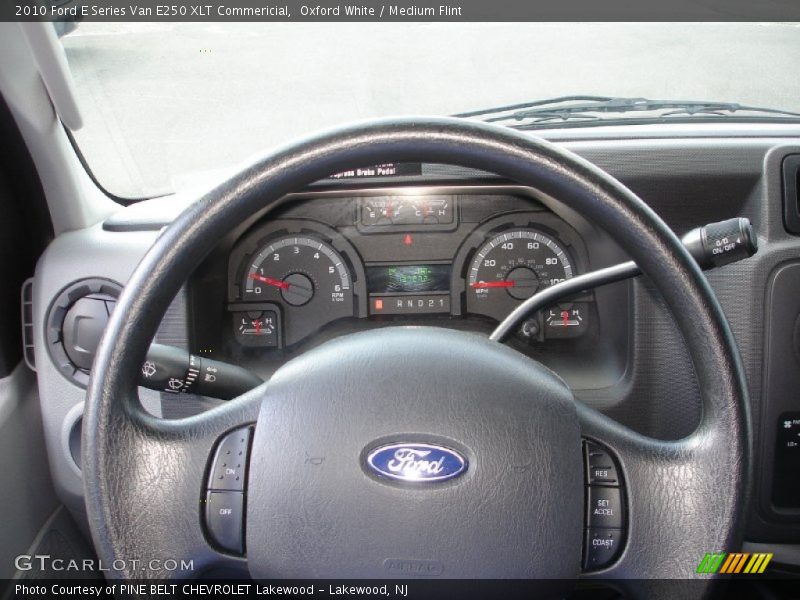 Oxford White / Medium Flint 2010 Ford E Series Van E250 XLT Commericial