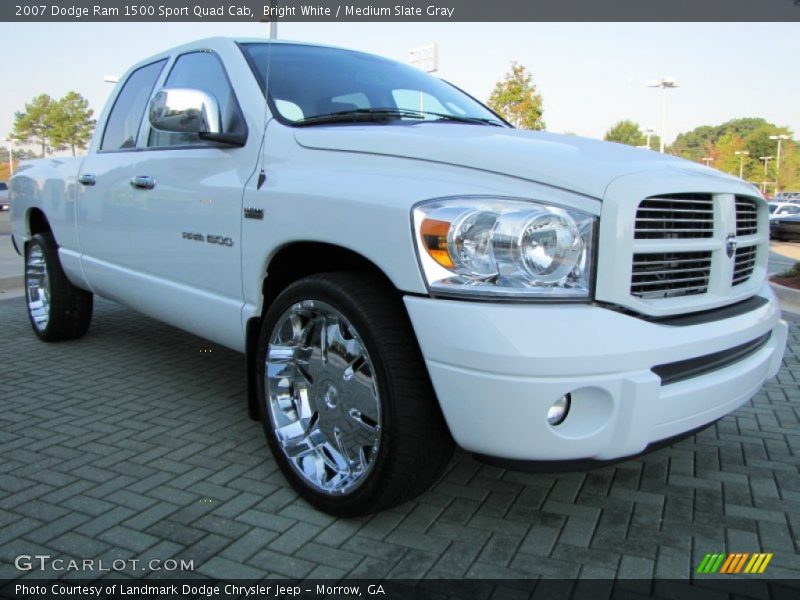 Front 3/4 View of 2007 Ram 1500 Sport Quad Cab