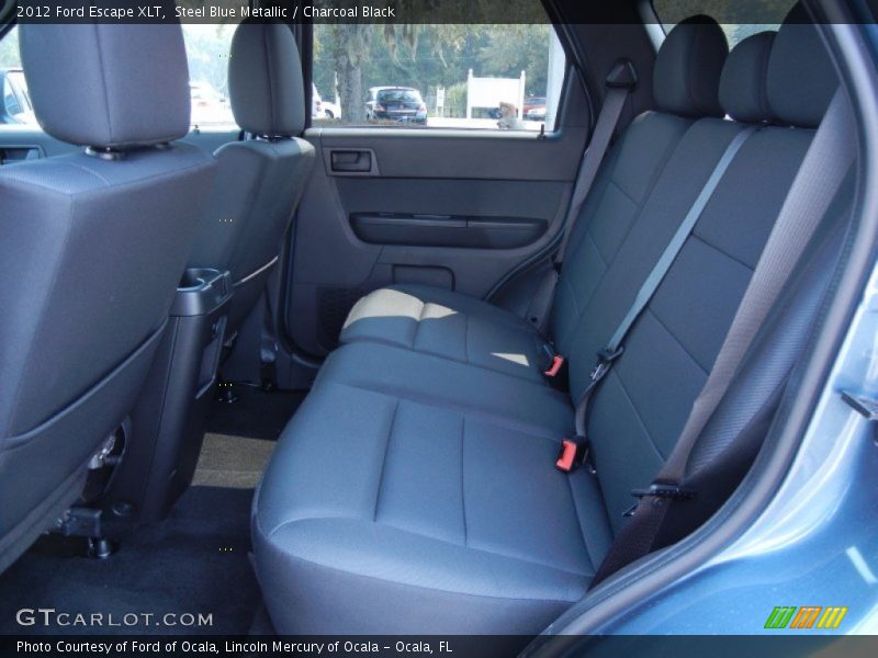 Steel Blue Metallic / Charcoal Black 2012 Ford Escape XLT