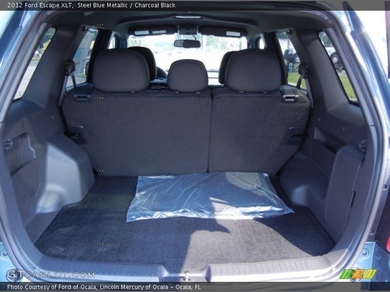 Steel Blue Metallic / Charcoal Black 2012 Ford Escape XLT
