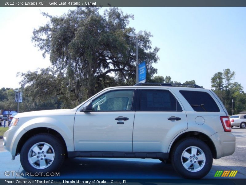 Gold Leaf Metallic / Camel 2012 Ford Escape XLT