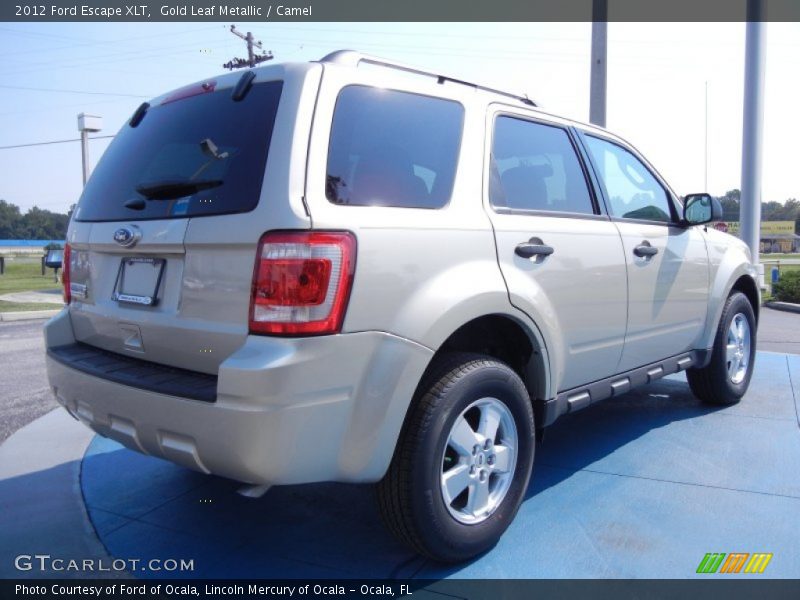 Gold Leaf Metallic / Camel 2012 Ford Escape XLT