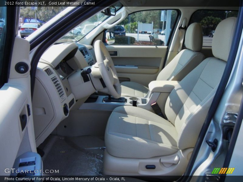 Gold Leaf Metallic / Camel 2012 Ford Escape XLT