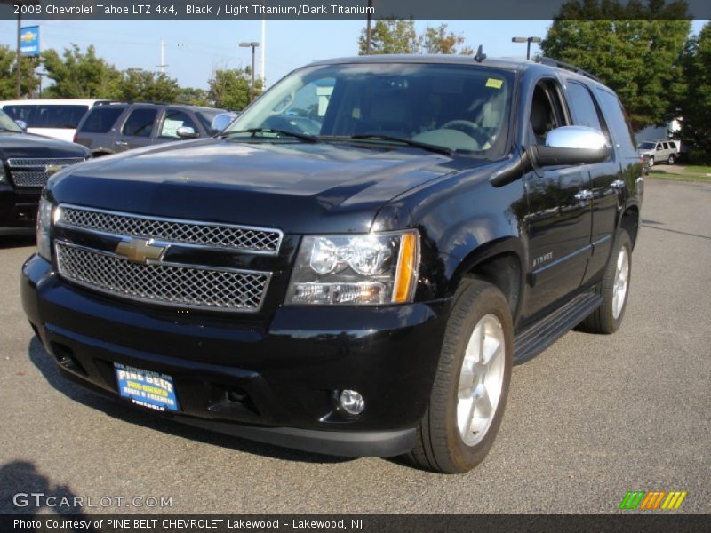 Black / Light Titanium/Dark Titanium 2008 Chevrolet Tahoe LTZ 4x4