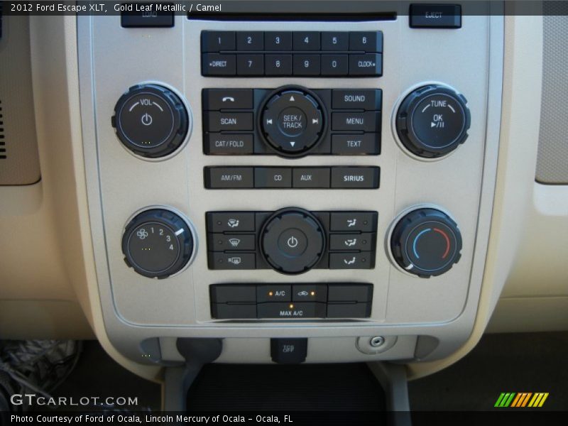 Gold Leaf Metallic / Camel 2012 Ford Escape XLT