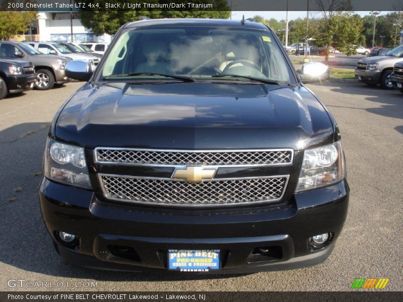 Black / Light Titanium/Dark Titanium 2008 Chevrolet Tahoe LTZ 4x4