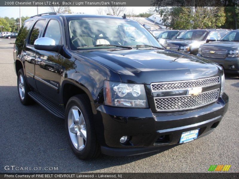 Black / Light Titanium/Dark Titanium 2008 Chevrolet Tahoe LTZ 4x4