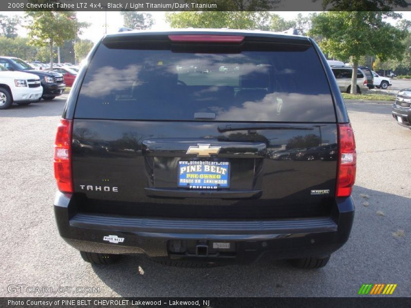 Black / Light Titanium/Dark Titanium 2008 Chevrolet Tahoe LTZ 4x4