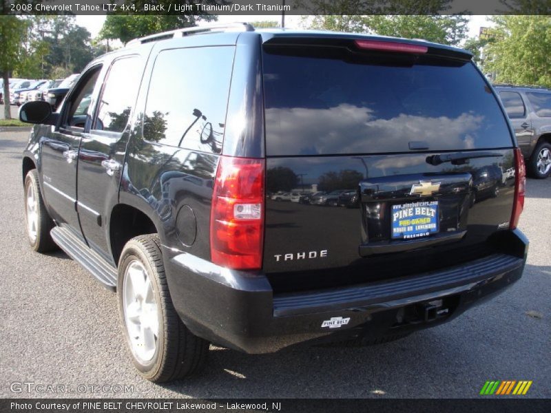 Black / Light Titanium/Dark Titanium 2008 Chevrolet Tahoe LTZ 4x4