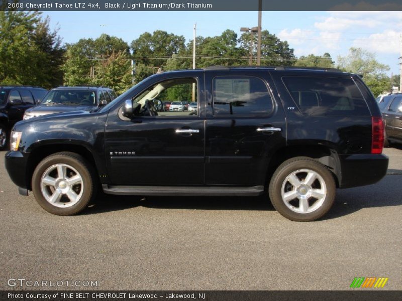 Black / Light Titanium/Dark Titanium 2008 Chevrolet Tahoe LTZ 4x4