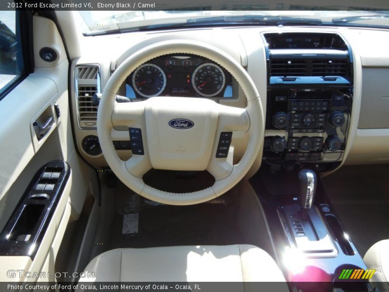Dashboard of 2012 Escape Limited V6