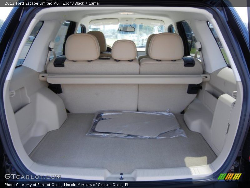 Ebony Black / Camel 2012 Ford Escape Limited V6