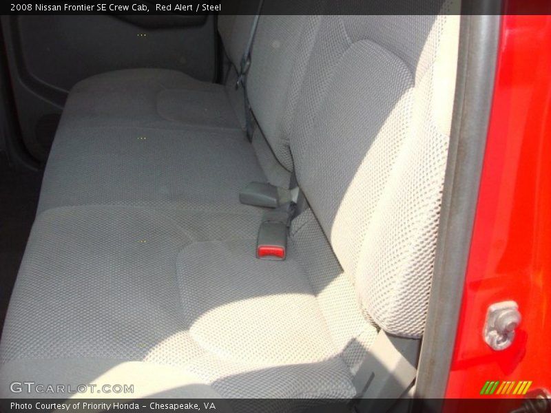 Red Alert / Steel 2008 Nissan Frontier SE Crew Cab