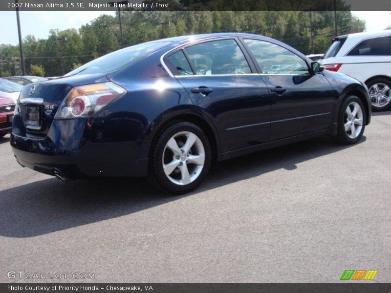 Majestic Blue Metallic / Frost 2007 Nissan Altima 3.5 SE