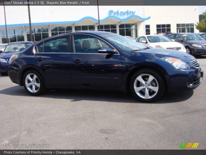 Majestic Blue Metallic / Frost 2007 Nissan Altima 3.5 SE