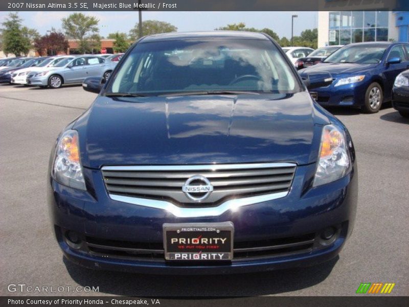 Majestic Blue Metallic / Frost 2007 Nissan Altima 3.5 SE