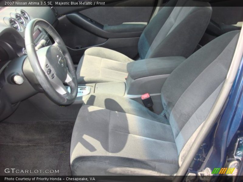 Majestic Blue Metallic / Frost 2007 Nissan Altima 3.5 SE
