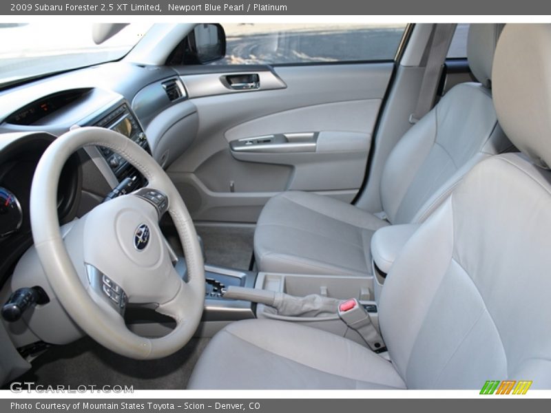 Newport Blue Pearl / Platinum 2009 Subaru Forester 2.5 XT Limited