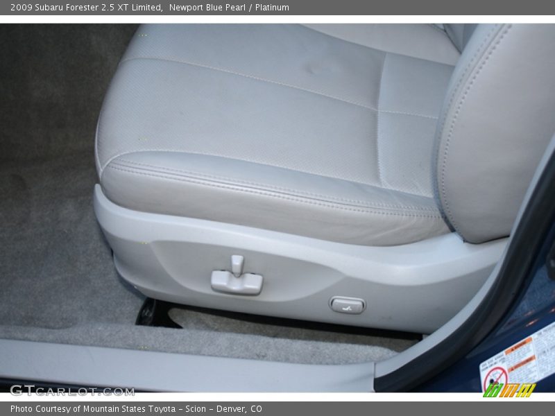 Newport Blue Pearl / Platinum 2009 Subaru Forester 2.5 XT Limited