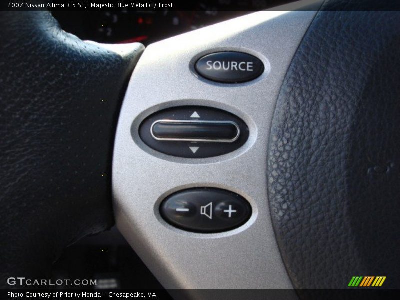 Majestic Blue Metallic / Frost 2007 Nissan Altima 3.5 SE