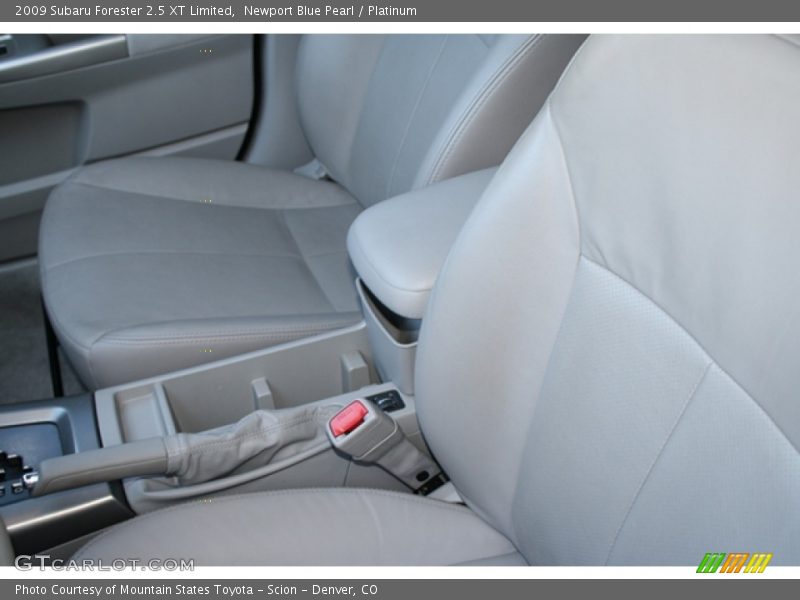 Newport Blue Pearl / Platinum 2009 Subaru Forester 2.5 XT Limited