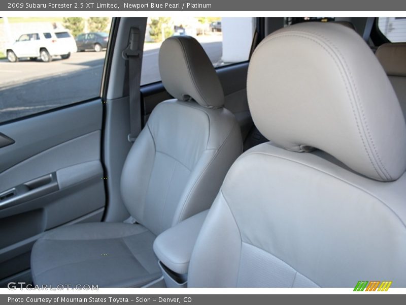 Newport Blue Pearl / Platinum 2009 Subaru Forester 2.5 XT Limited