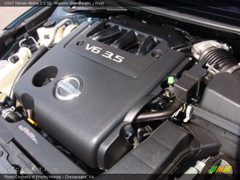 Majestic Blue Metallic / Frost 2007 Nissan Altima 3.5 SE