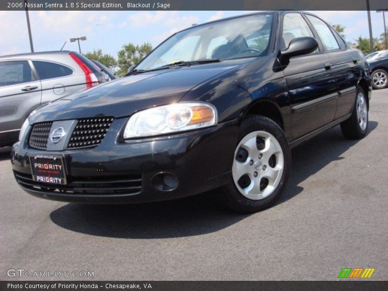 Blackout / Sage 2006 Nissan Sentra 1.8 S Special Edition