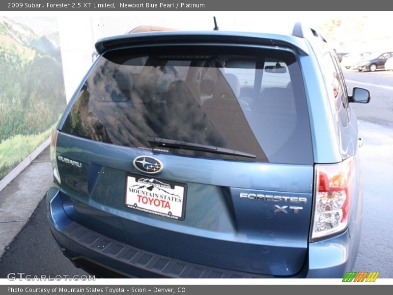 Newport Blue Pearl / Platinum 2009 Subaru Forester 2.5 XT Limited