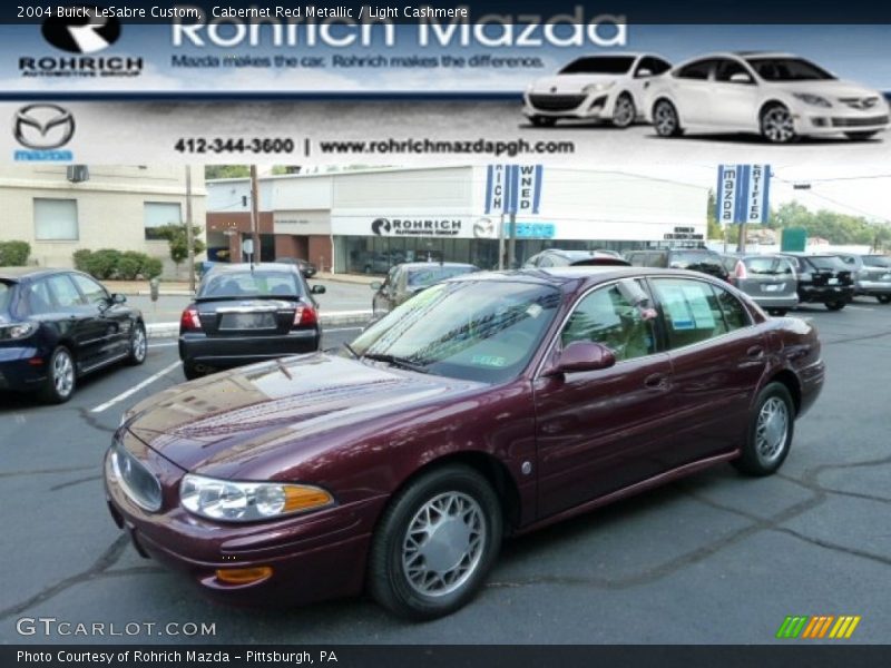 Cabernet Red Metallic / Light Cashmere 2004 Buick LeSabre Custom