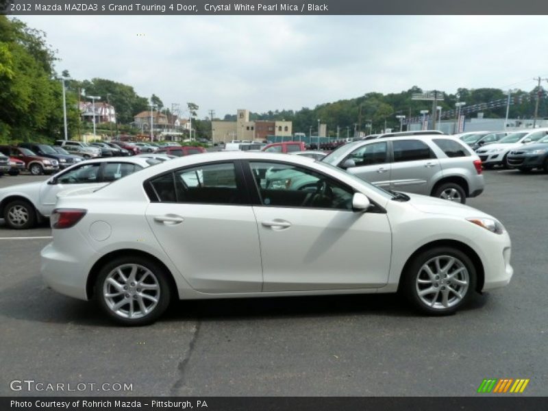  2012 MAZDA3 s Grand Touring 4 Door Crystal White Pearl Mica