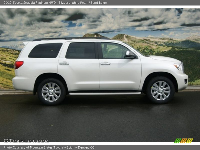  2012 Sequoia Platinum 4WD Blizzard White Pearl