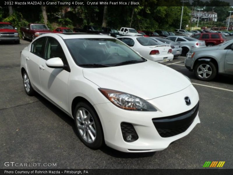 Front 3/4 View of 2012 MAZDA3 s Grand Touring 4 Door