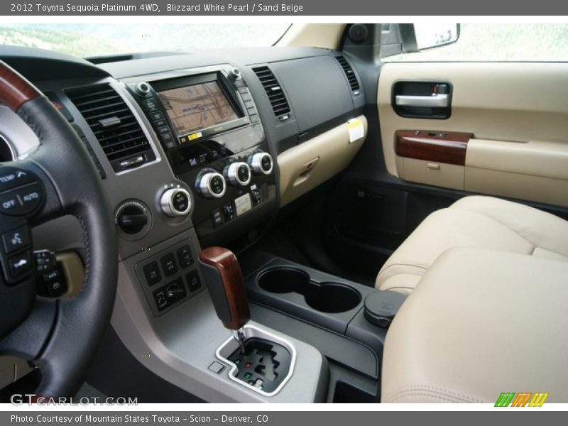 2012 Sequoia Platinum 4WD Sand Beige Interior