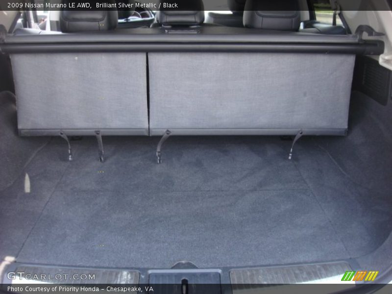 Brilliant Silver Metallic / Black 2009 Nissan Murano LE AWD