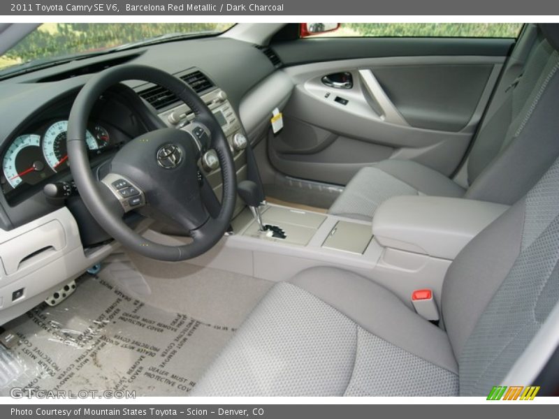 Barcelona Red Metallic / Dark Charcoal 2011 Toyota Camry SE V6