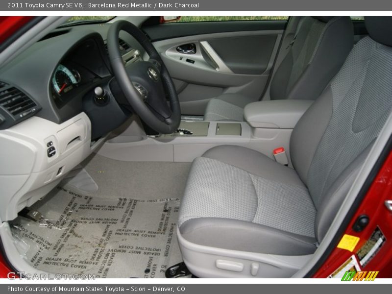 Barcelona Red Metallic / Dark Charcoal 2011 Toyota Camry SE V6