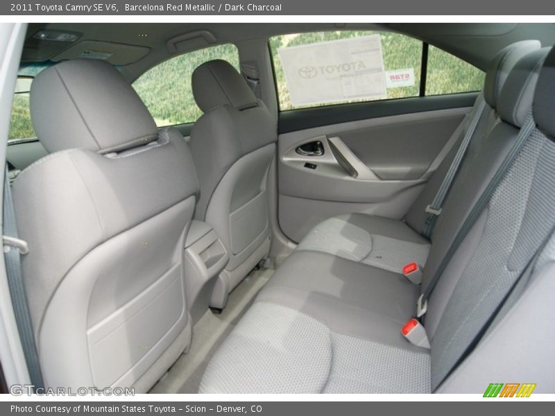 Barcelona Red Metallic / Dark Charcoal 2011 Toyota Camry SE V6
