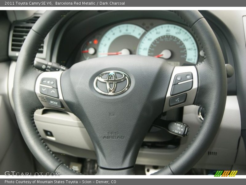 Barcelona Red Metallic / Dark Charcoal 2011 Toyota Camry SE V6