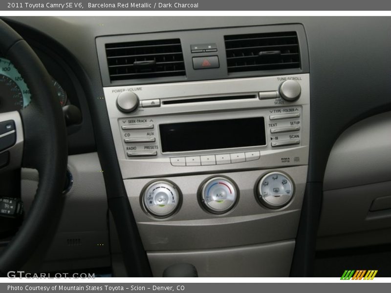 Barcelona Red Metallic / Dark Charcoal 2011 Toyota Camry SE V6