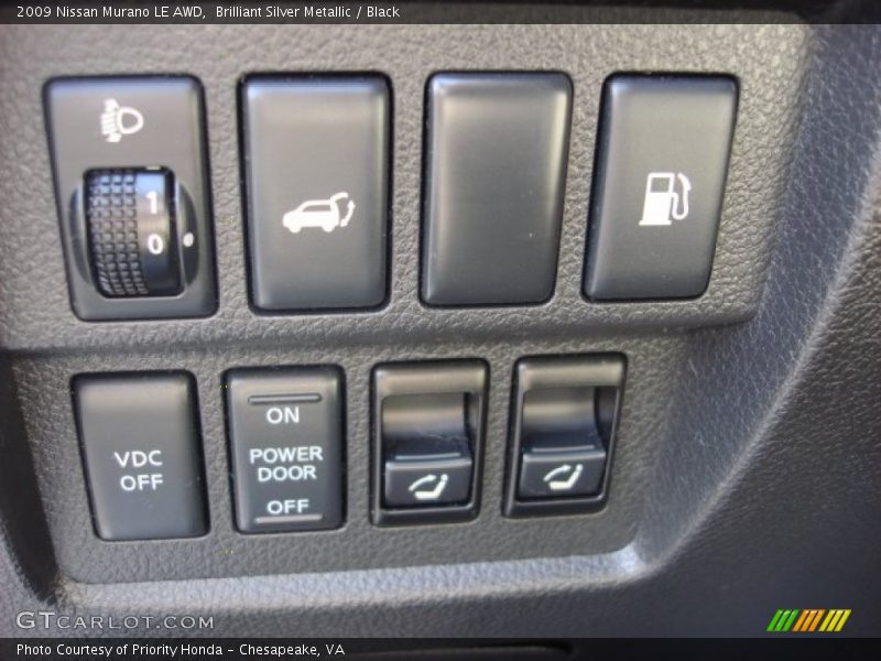 Brilliant Silver Metallic / Black 2009 Nissan Murano LE AWD