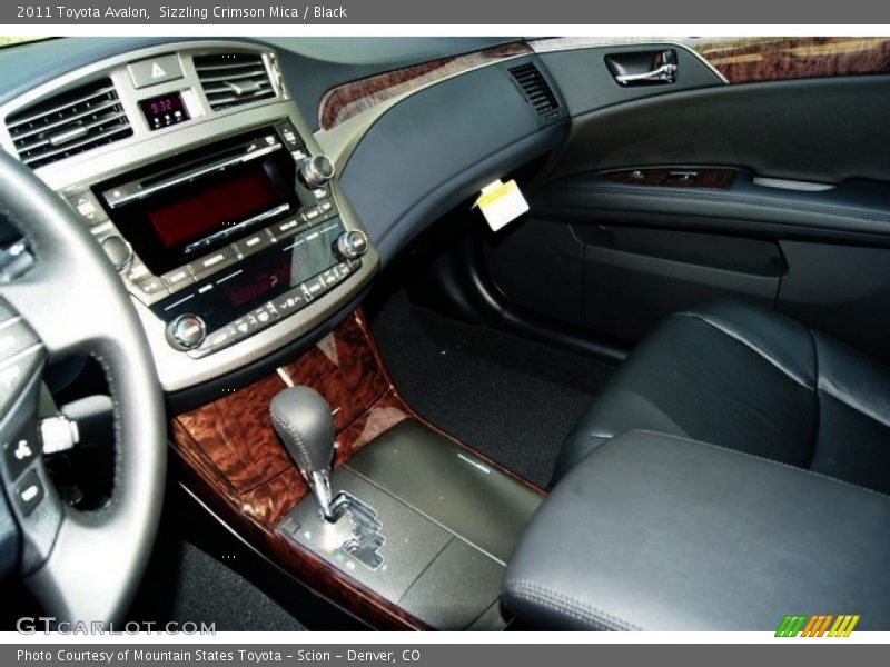 Sizzling Crimson Mica / Black 2011 Toyota Avalon