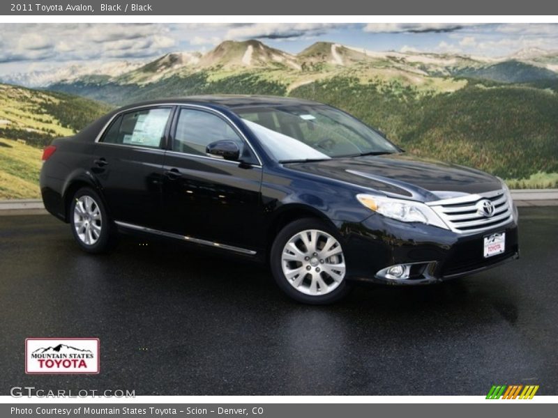 Black / Black 2011 Toyota Avalon