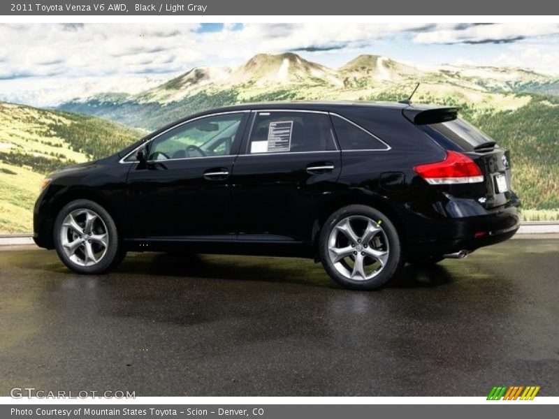 Black / Light Gray 2011 Toyota Venza V6 AWD