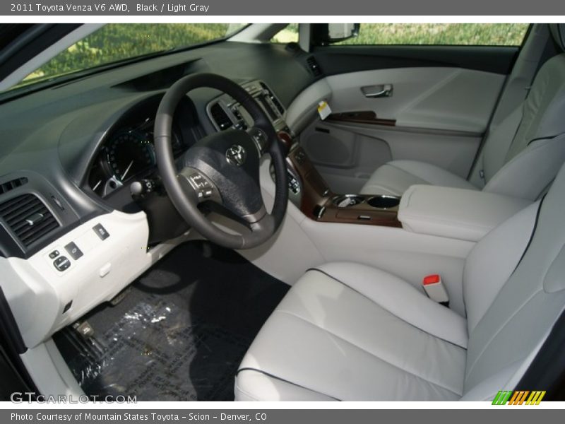 Black / Light Gray 2011 Toyota Venza V6 AWD