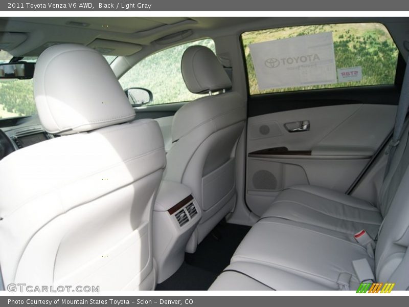 Black / Light Gray 2011 Toyota Venza V6 AWD