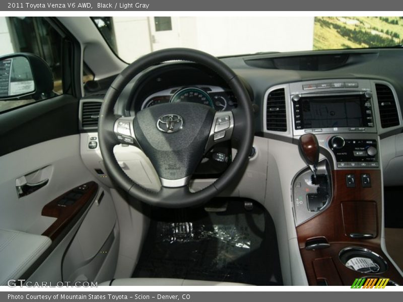 Black / Light Gray 2011 Toyota Venza V6 AWD
