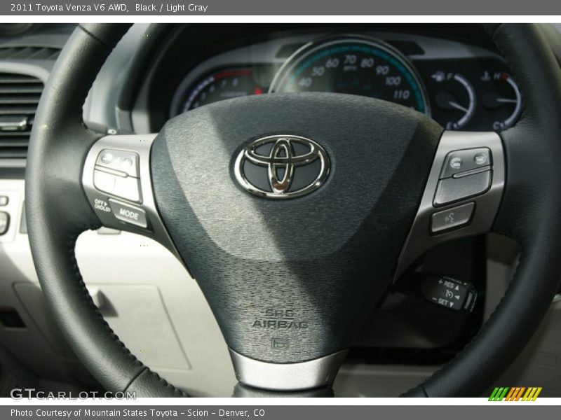 Black / Light Gray 2011 Toyota Venza V6 AWD